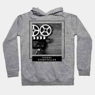 Visual Storyteller retro camera and film design for photographers and visual storytellers Hoodie